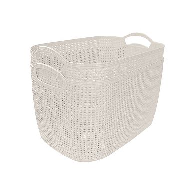 Belle Maison 2-pk. Large Rounded Basket