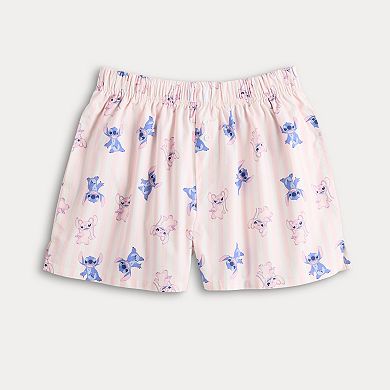 Disney's Lilo & Stitch Juniors' Stitch Print Boxer Shorts