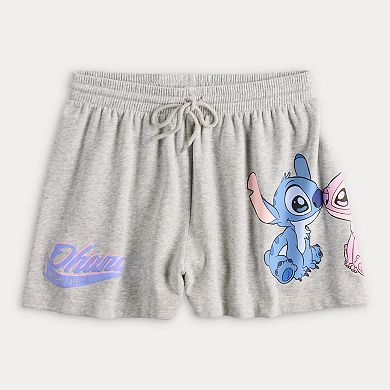 Disney's Lilo & Stitch Juniors Stitch & Angel Ohana Graphic Shorts