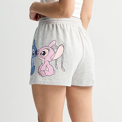 Disney's Lilo & Stitch Juniors Stitch & Angel Ohana Graphic Shorts