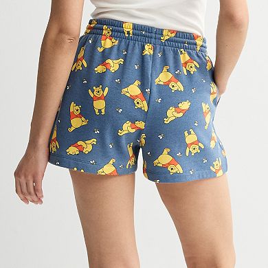 Disney's Winnie the Pooh Juniors' Graphic Fleece Shorts