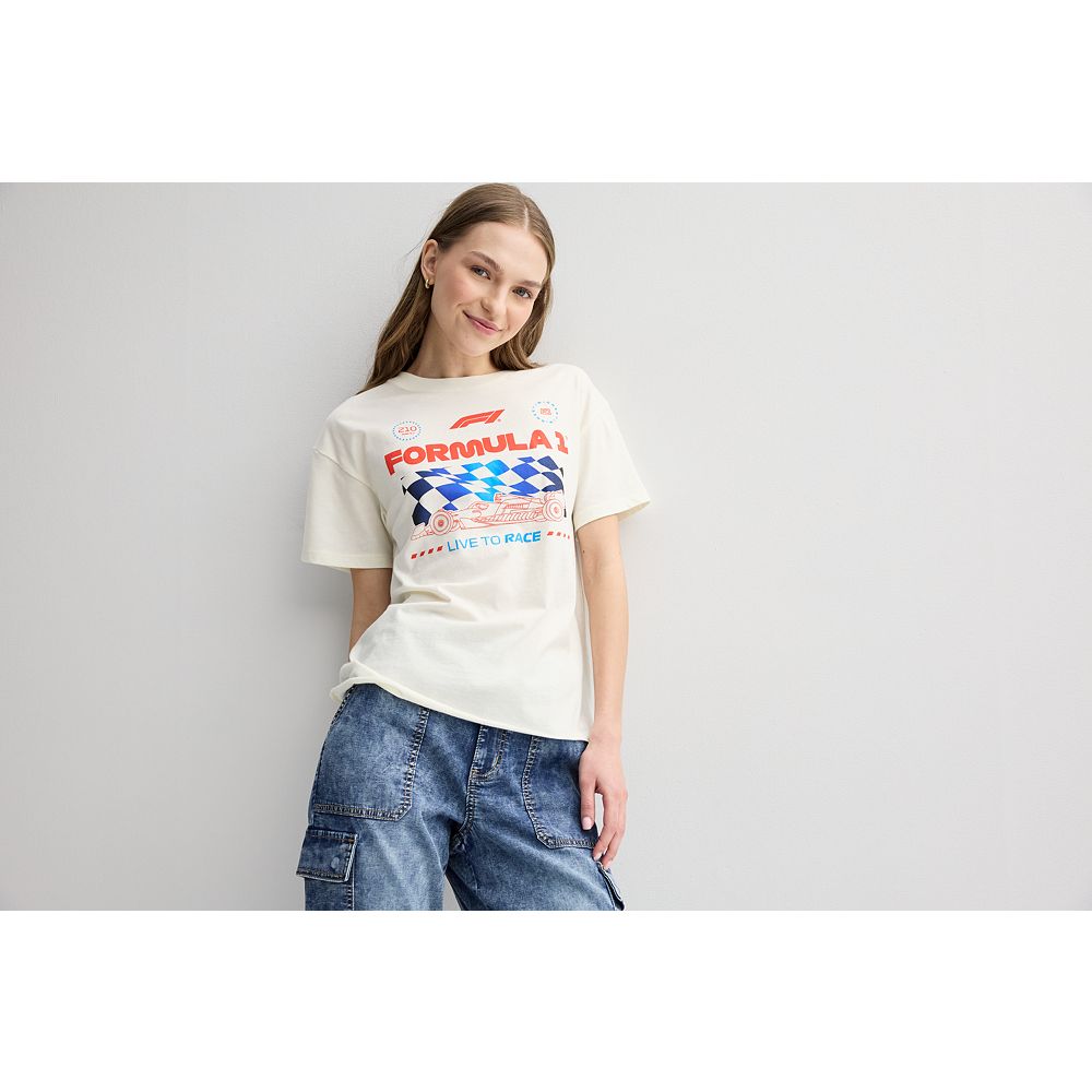 Juniors' Formula 1 Live to Race Graphic Tee