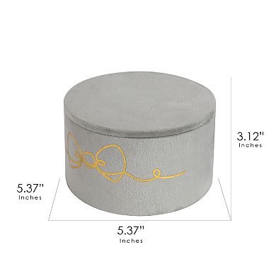 Fabric Storage Box with Lid