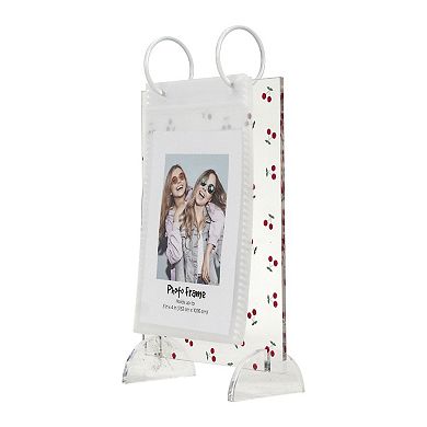 Cherry Pattern Photo Frame with 14 pockets