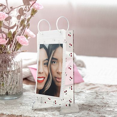 Cherry Pattern Photo Frame with 14 pockets