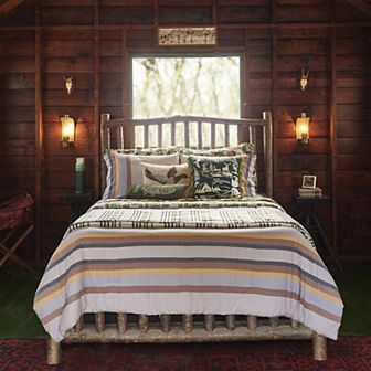 Makers Collective Camp Wandawega Reversible Flannel Stripe Comforter Set