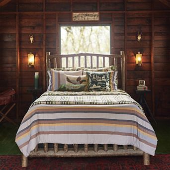 Makers Collective Camp Wandawega Reversible Flannel Stripe Comforter Set