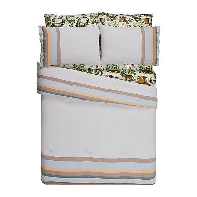 Makers Collective Camp Wandawega Reversible Flannel Stripe Comforter Set