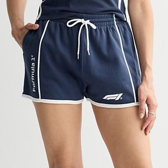 Juniors' Formula 1 Fleece Elastic Waistband Shorts