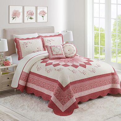 Modern Heirloom Caroline Bedspread or Pillow Sham