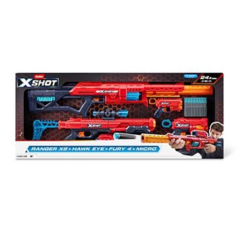 XSHOT Excel Ranger X8 & Hawk Eye & Fury 4 & Micro Combo Pack