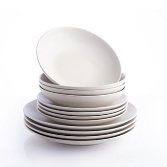 Porto by Stone Lain Semplice 12 pc Dinnerware Stoneware Set