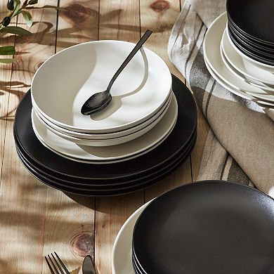 Porto by Stone Lain Semplice 12-Piece Dinnerware Stoneware Set
