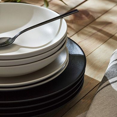 Porto by Stone Lain Semplice 12-Piece Dinnerware Stoneware Set