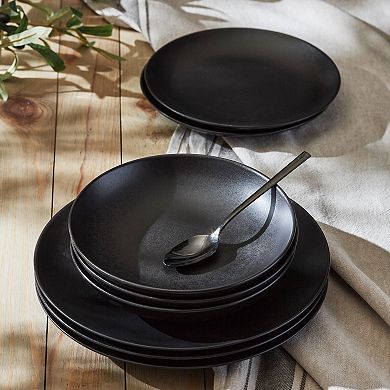 Porto by Stone Lain Semplice 12-Piece Dinnerware Stoneware Set