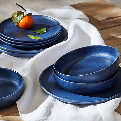 Porto by Stone Lain Macchio 12-Piece Dinnerware Stoneware Set