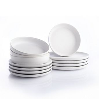 Porto by Stone Lain Macchio 12 pc Dinnerware Stoneware Set