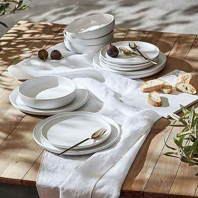 Porto by Stone Lain Macchio 12-Piece Dinnerware Stoneware Set