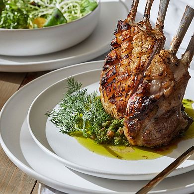 Porto by Stone Lain Macchio 12-Piece Dinnerware Stoneware Set