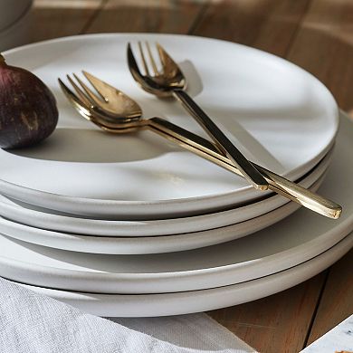 Porto by Stone Lain Macchio 12-Piece Dinnerware Stoneware Set