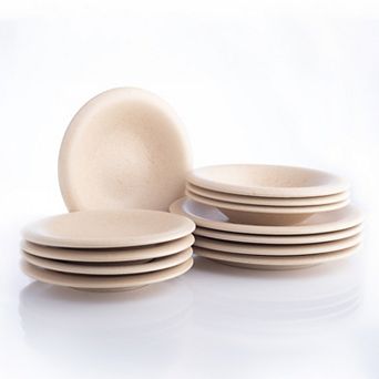 Porto by Stone Lain Aro 12 pc Dinnerware Stoneware Set