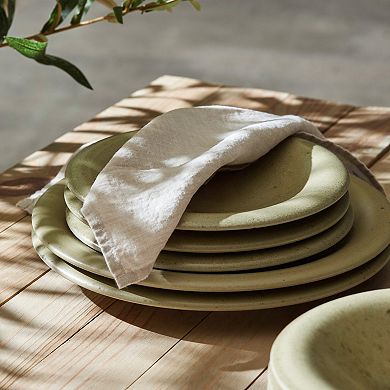 Porto by Stone Lain Aro 12-Piece Dinnerware Stoneware Set