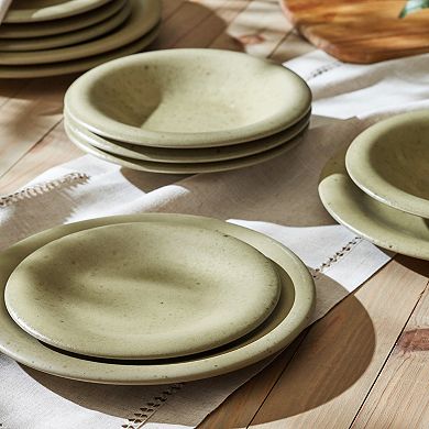 Porto by Stone Lain Aro 12-Piece Dinnerware Stoneware Set
