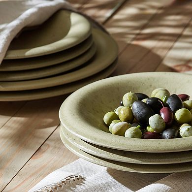 Porto by Stone Lain Aro 12-Piece Dinnerware Stoneware Set