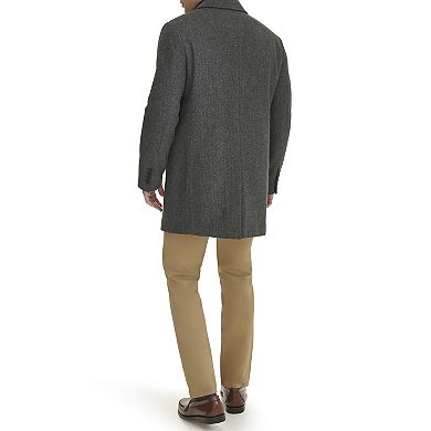Men's Dockers Wool Blend Topcoat with Bib