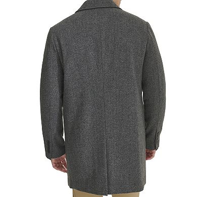Men's Dockers Wool Blend Topcoat with Bib