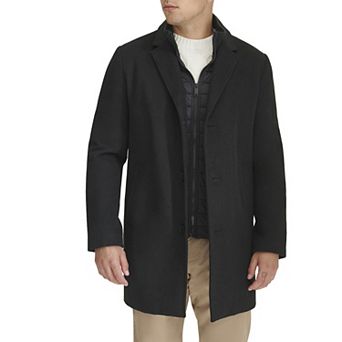 Men's Dockers® Wool Blend Topcoat with Bib