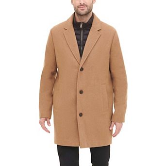 Men's Dockers® Wool Blend Topcoat with Bib