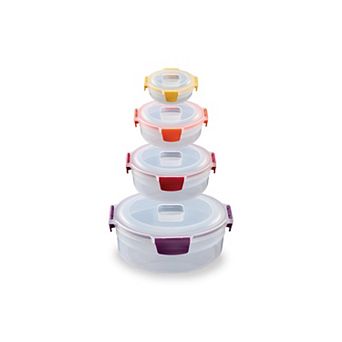 Joseph Joseph Nest Lock 8 pc Multi Size Round Food Storage Container Set