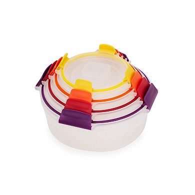 Joseph Joseph Nest Lock 8-piece Round Food Storage Container Set