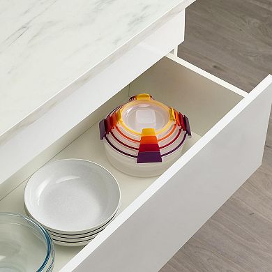 Joseph Joseph Nest Lock 8-piece Round Food Storage Container Set