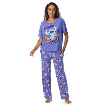 Disney's Lilo & Stitch Women's Stitch Gimme Candy Pajama Top & Pajama Bottoms Set