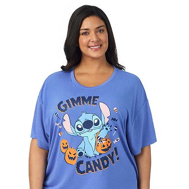 Disney's Lilo & Stitch Plus Size Stitch Gimme Candy Boxy Pajama Top & Pajama Pants Set