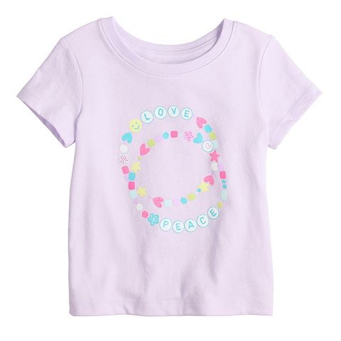 Детские Girls 4-12 Jumping Beans ® Crewneck Short Sleeve Graphic Tee
