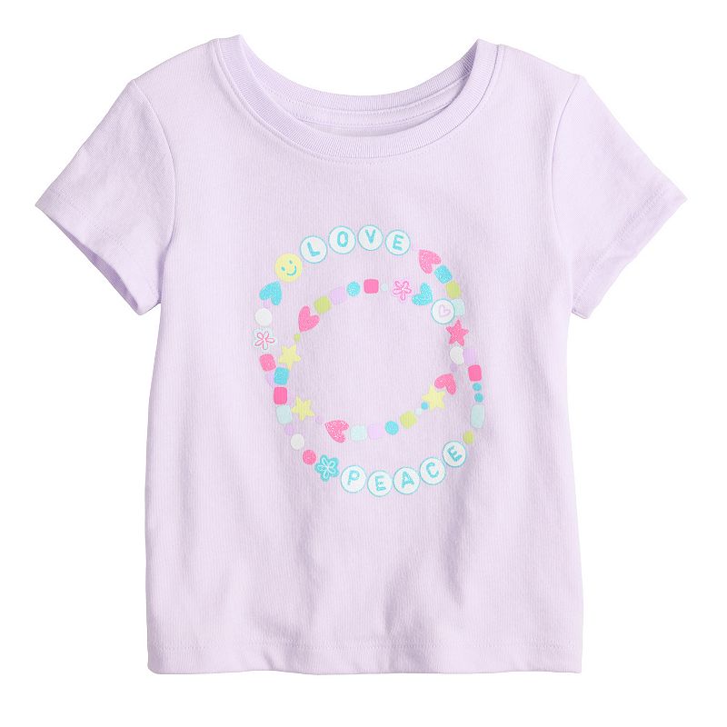 Girls 4-12 Jumping Beans® Crewneck Short Sleeve Graphic Tee