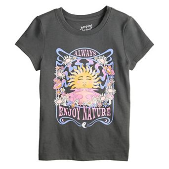 Girls 4-12 Jumping Beans® Crewneck Short Sleeve Graphic Tee