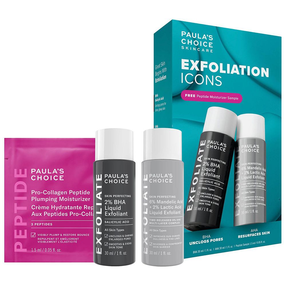 Paula's Choice Exfoliation Icons Kit for clear, brighter looking skin