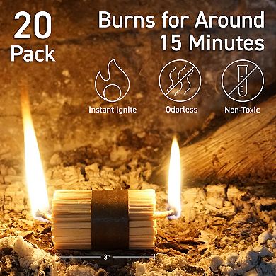 Kings County Tools Fire Starter 20-Pack