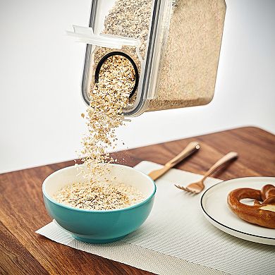 Sorbus 4 Pack Airtight (4L/16.9cups) Food Dispenser Containers -Store Cereal, Dry Foods, and More