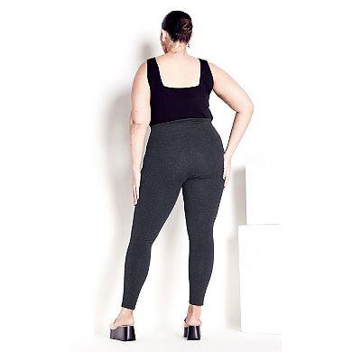 Avenue Women's Plus Size Tall High Rise Legging
