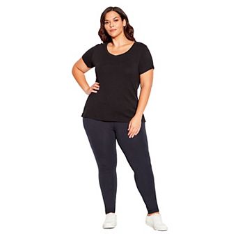 Avenue Women's Plus Size Tall High Rise Legging
