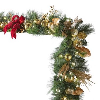 BrylaneHome Pre-Lit Regal 6' Garland
