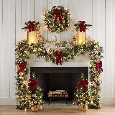 BrylaneHome Pre-Lit Regal 6' Garland