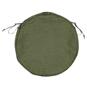 Classic Accessories Montlake FadeSafe Round Patio Dining Seat Cushion Slip Cover