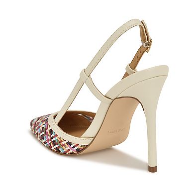 Nine West Floree Women's Slingback Pointy Toe Dress Heels