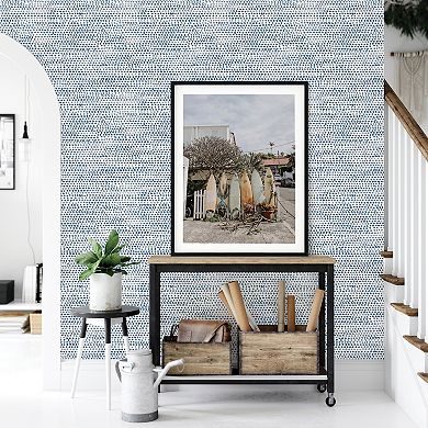 Tempaper Moire Dots Peel and Stick Wallpaper